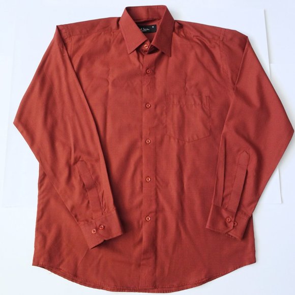 Paul Smith London Burnt Orange Stripe Button Down Shirt - Picture 2 of 6
